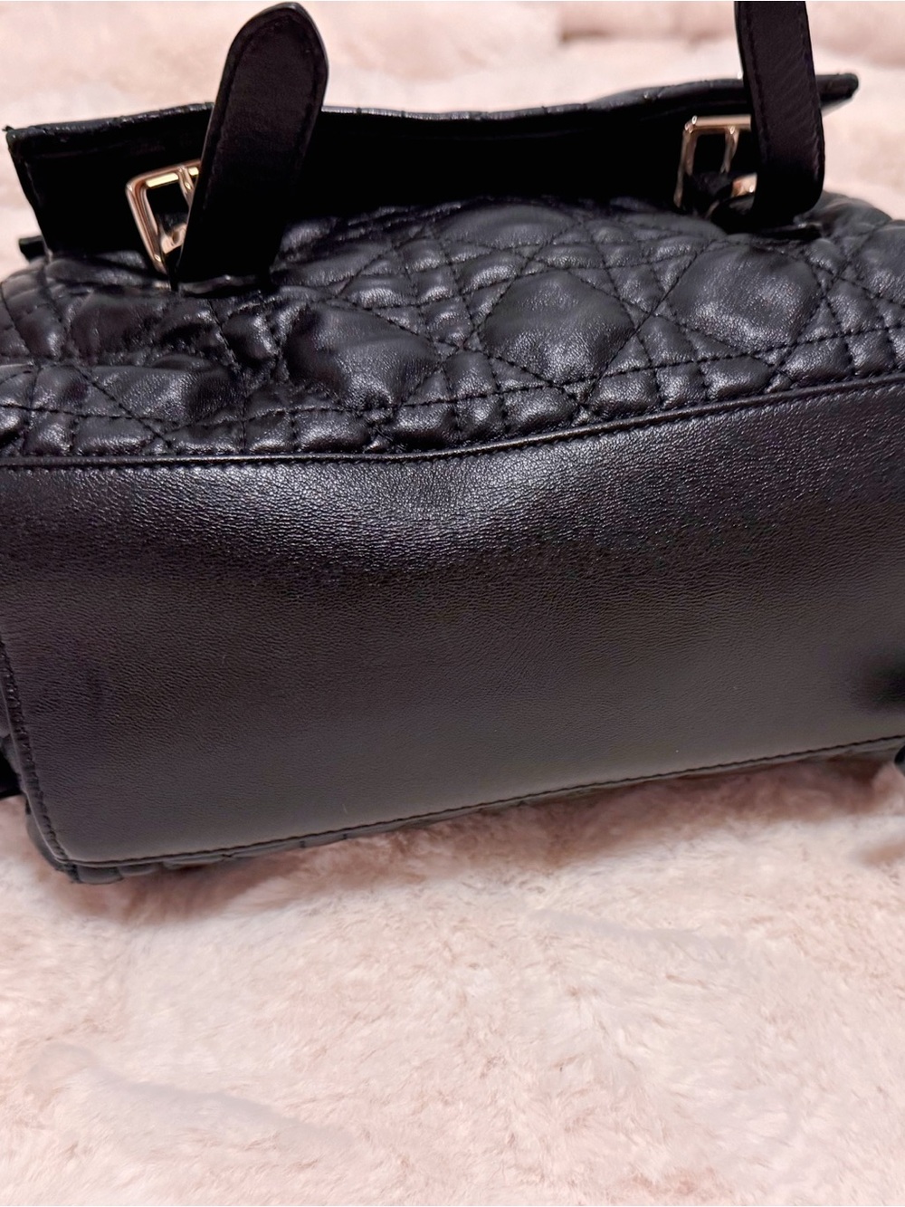 Dior Stardust Charm Medium Black Cannage Leather Backpack - Picture 5 of 9
